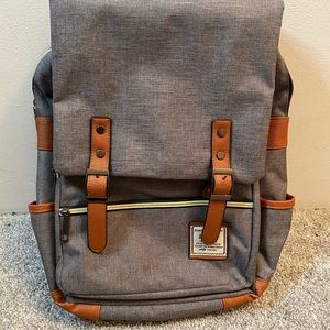 Brown And Grey BackPack